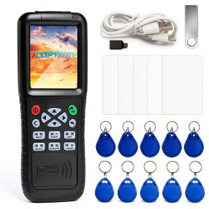 Tqsbeyah RFID Reader Multi Frequency Card Copier Black-0
