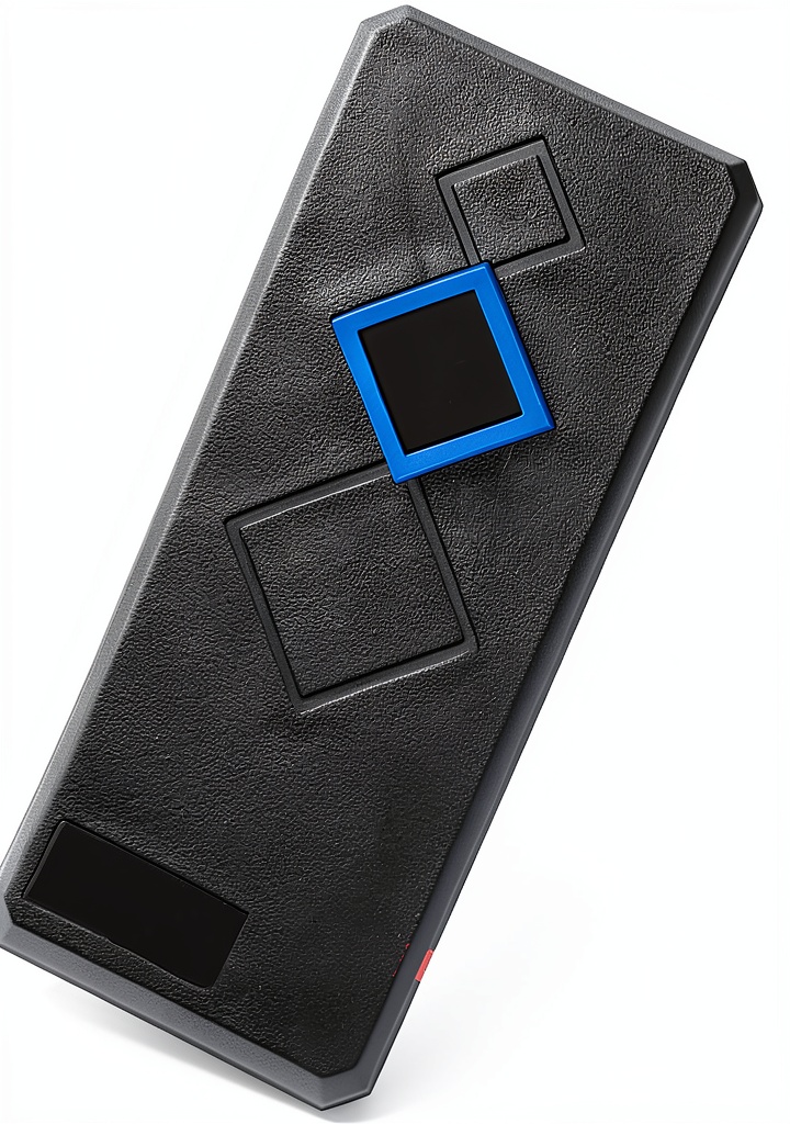 Pavo EM RFID Reader installed on a door frame in an office setting