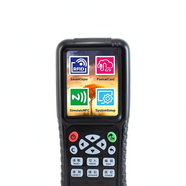Tqsbeyah RFID Reader Multi Frequency Card Copier Black-2