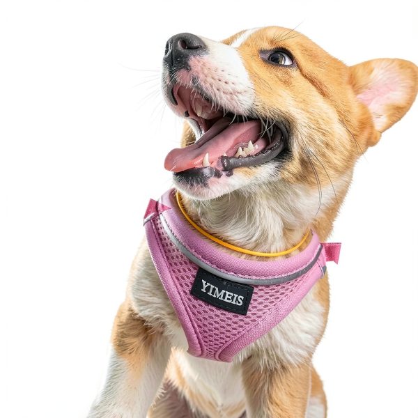 YIMEIS Dog Harness Breathable Mesh Reflective-1