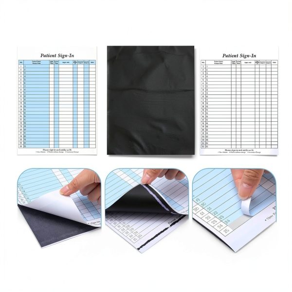 Resholder Patient Sign-In Sheet 300 Pack HIPAA Compliant 8.5x11 Inch-2