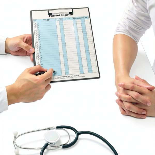 Resholder Patient Sign-In Sheet 300 Pack HIPAA Compliant 8.5x11 Inch-5