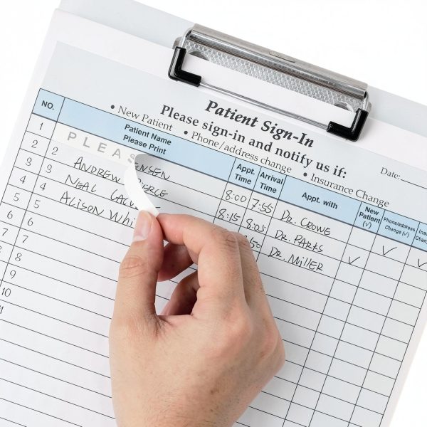 Medical Sign In Sheets Carbonless 125 Pack Bedus Home Adhesive Labels-5