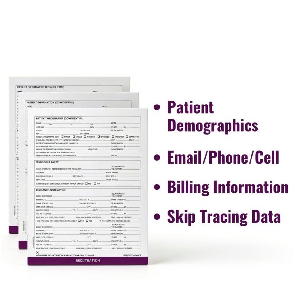 Patient Intake Forms Doctor Stuff 100-Form Purple No Holes-5