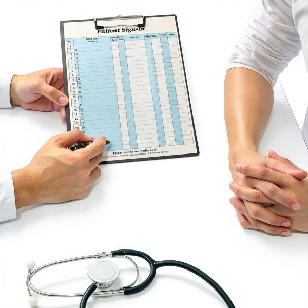 Resholder Patient Sign In Sheet ENV-1156 Privacy Pad 8.5x11.6 inches-6