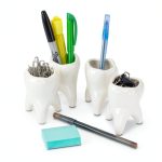 Practicon 3" Ceramic Vase Set – Four Small Vases Model 9099210-0