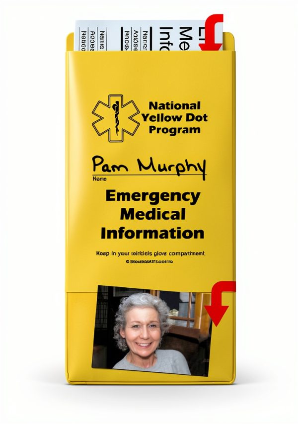 Store Smart Yellow Dot Medical Filing Kit with Pocket Accessories-0