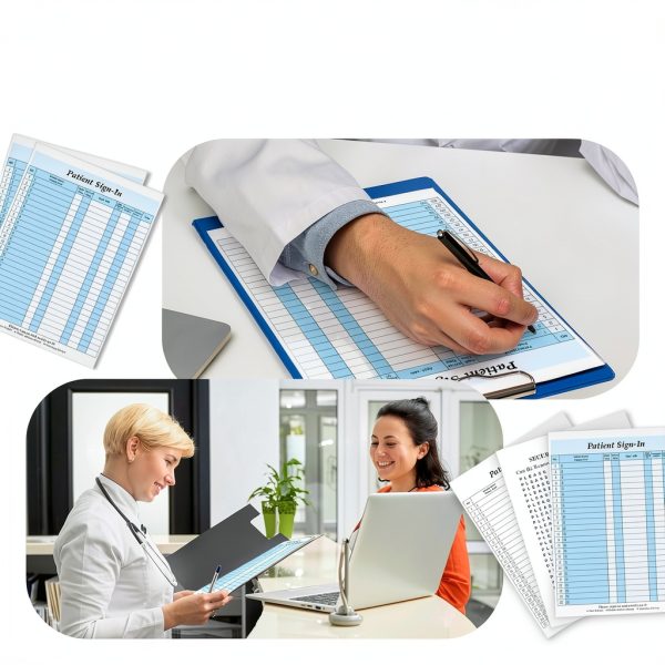 Resholder Patient Sign In Sheet ENV-1156 Privacy Pad 8.5x11.6 inches-4