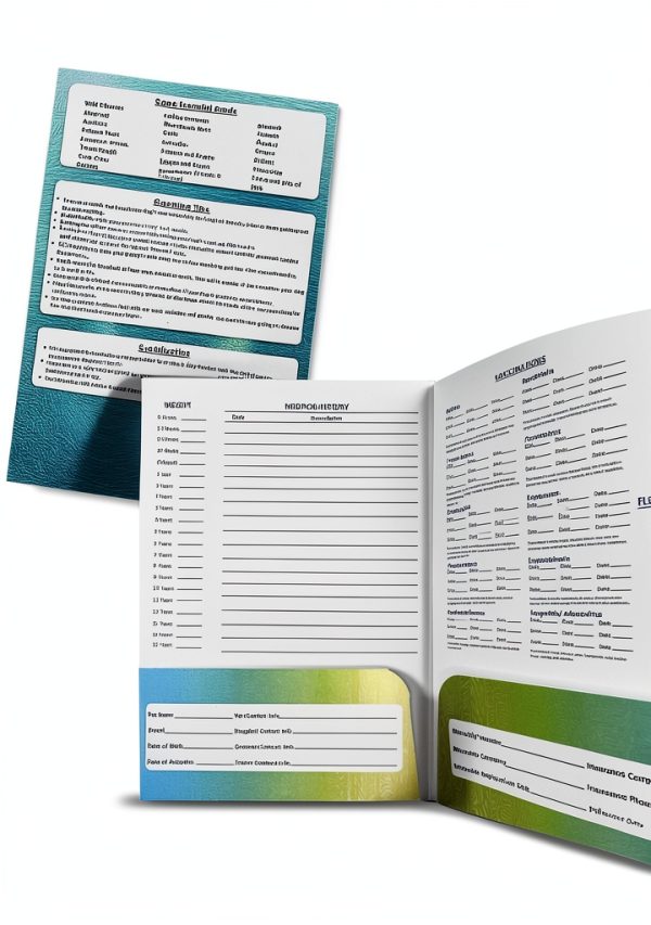 Puppy Health Folder by Whitman Daughter Organized Record-1