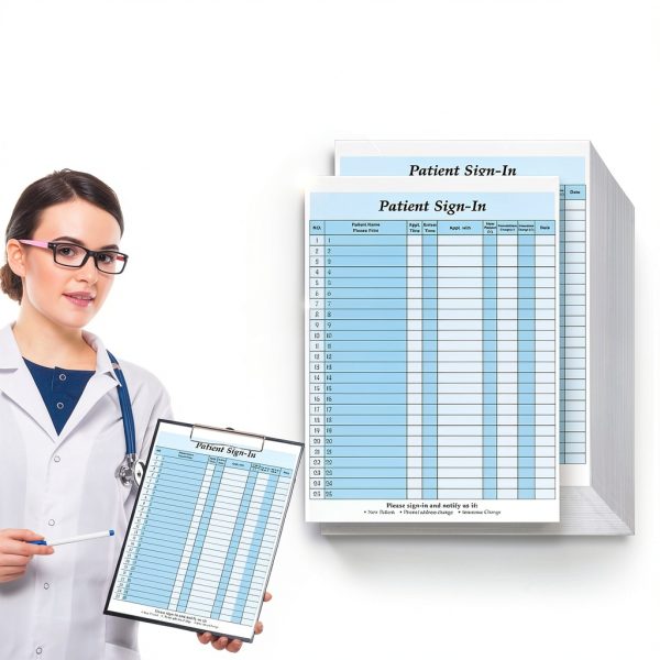 Resholder Patient Sign In Sheet ENV-1156 Privacy Pad 8.5x11.6 inches-1