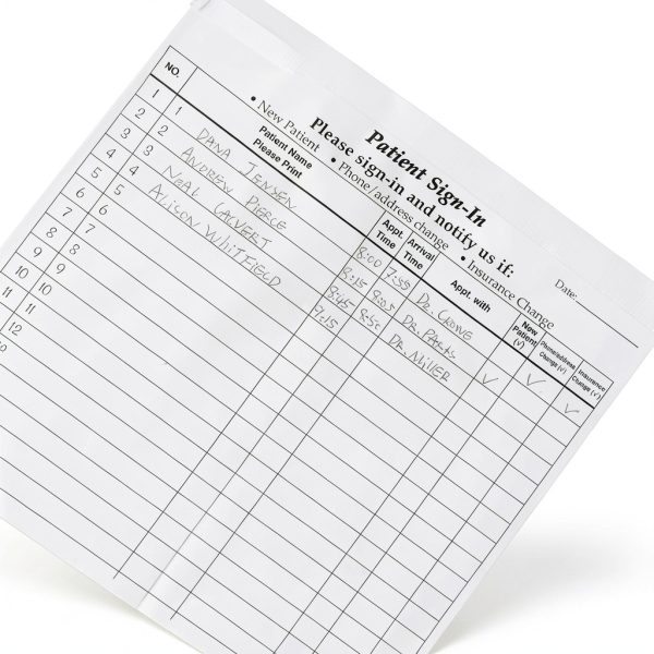 Medical Sign In Sheets Carbonless 125 Pack Bedus Home Adhesive Labels-4