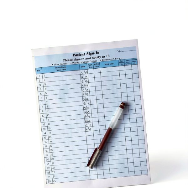 Patient Sign-in Sheets HIPAA Compliant RelinPOE Peel‑Off Labels 12Pack-1