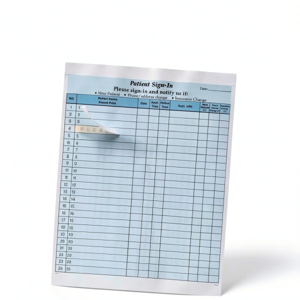 Patient Sign-in Sheets HIPAA Compliant RelinPOE Peel‑Off Labels 12Pack-2