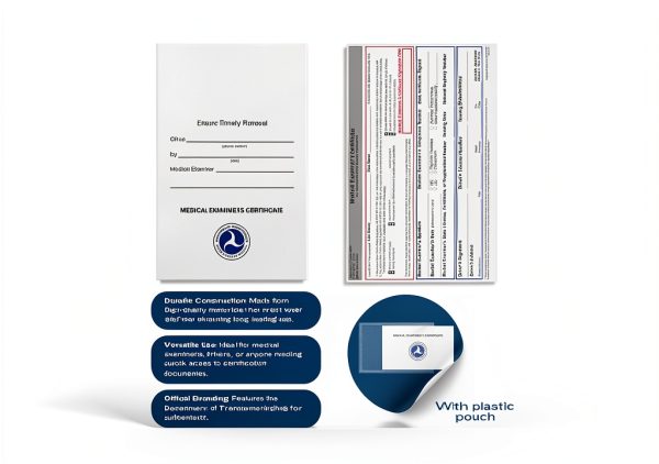 DOT FMCSA Medical Examiner Card Authorized Inspector Pocket-Size-3