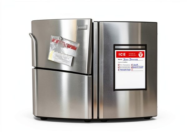 Emergency Medical Information Kit ELDR At Home Refrigerator File-5