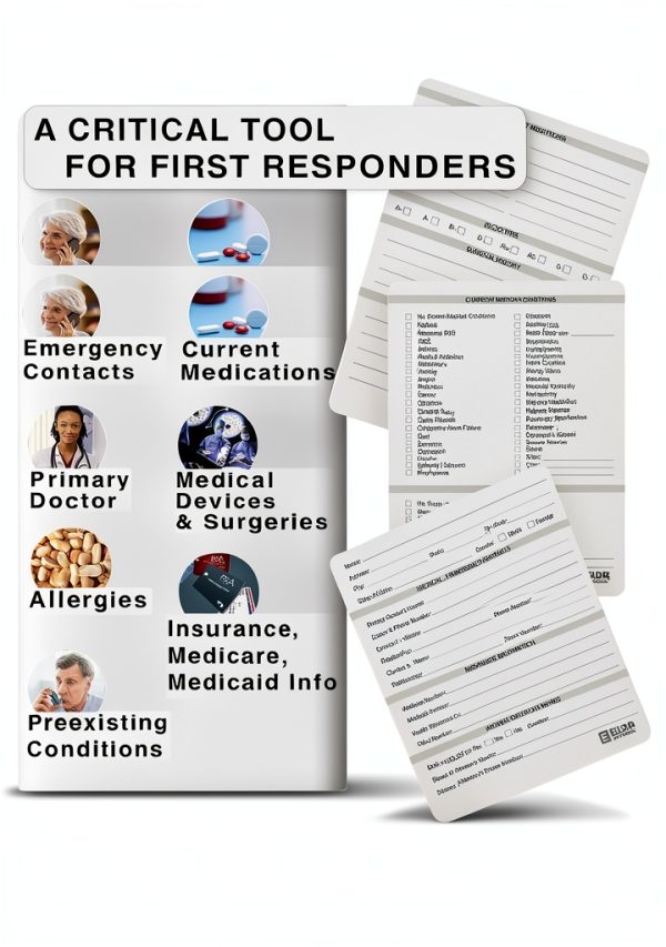 Emergency Medical Information Kit ELDR At Home Refrigerator File-2