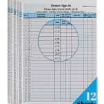 Patient Sign-in Sheets HIPAA Compliant RelinPOE Peel‑Off Labels 12Pack-0