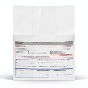 DOT FMCSA Medical Examiner Card Authorized Inspector Pocket-Size-0
