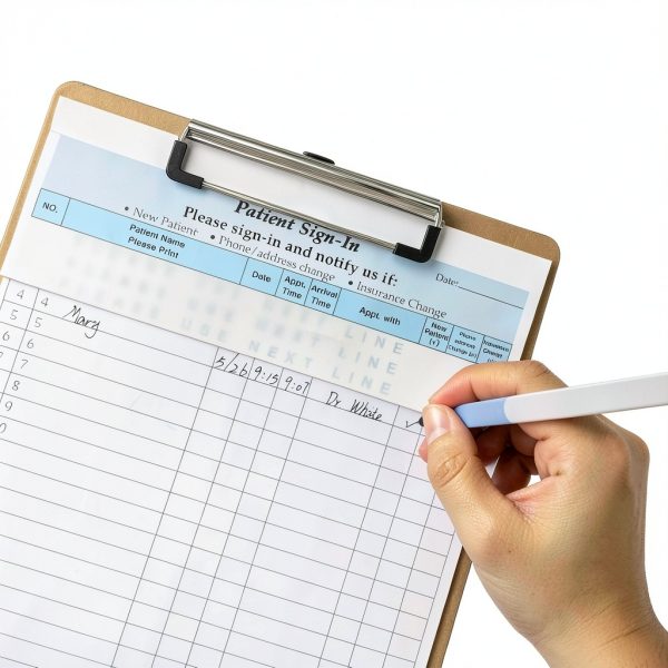 Patient Sign-in Sheets HIPAA Compliant RelinPOE Peel‑Off Labels 12Pack-6