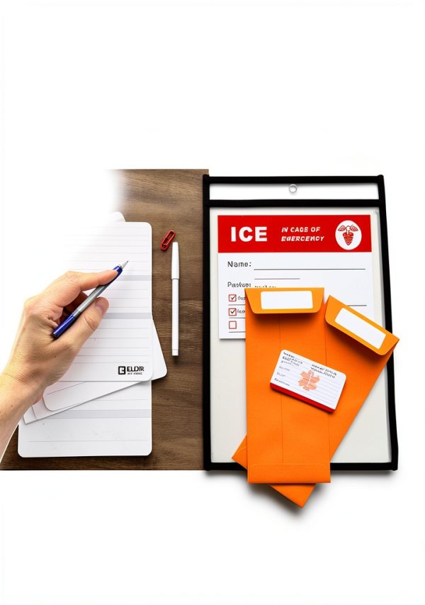 Emergency Medical Information Kit ELDR At Home Refrigerator File-4