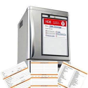 Emergency Medical Information Kit ELDR At Home Refrigerator File-0