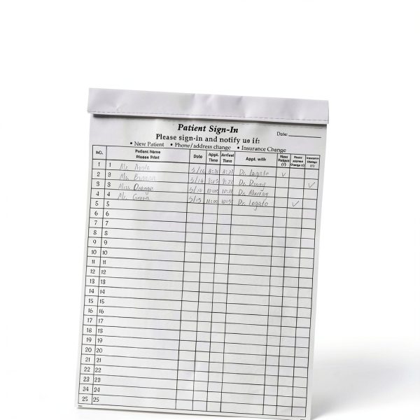 Patient Sign-in Sheets HIPAA Compliant RelinPOE Peel‑Off Labels 12Pack-3